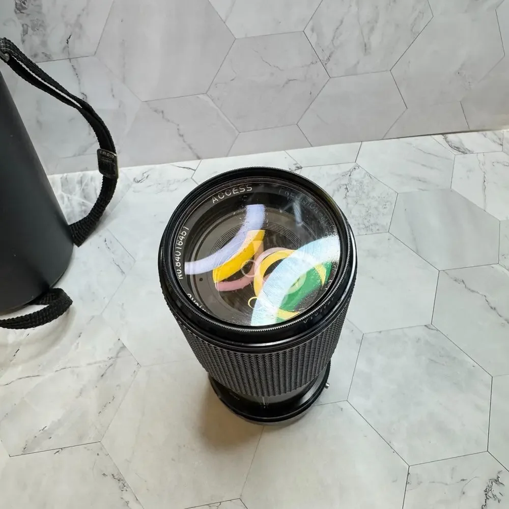 Vivitar Zoom Lens 80-200mm 1:4 55 mm JAPAN No. 84016451 in Sigma Hard Case EUC